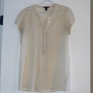 Forever 21 cream blouse